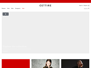 Screenshot of cettire.com.au