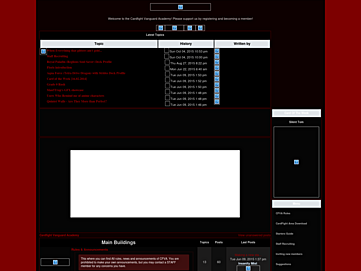 Screenshot of cfvacademy.forumotion.com