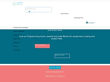 Screenshot of codersarts.com