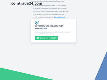 Screenshot of cointrade24.com