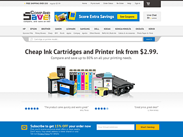 Screenshot of compandsave.com