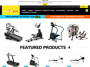 Screenshot of completegyms.com