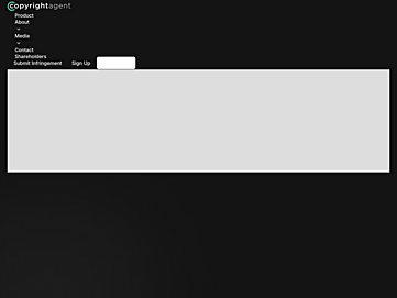Screenshot of copyrightagent.com