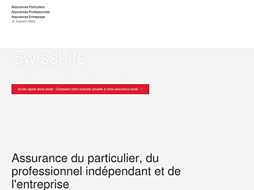 Screenshot of corinne-ciron.swisslife-direct.fr