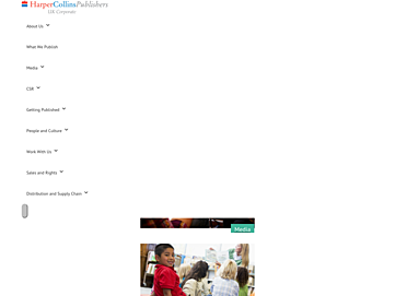 Screenshot of corporate.harpercollins.co.uk