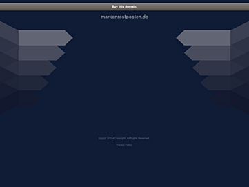 Screenshot of correo.markenrestposten.de