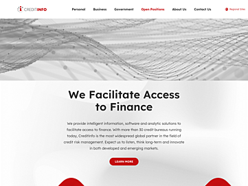 Screenshot of creditinfo.com