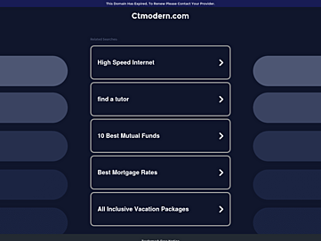 Screenshot of ctmodern.com