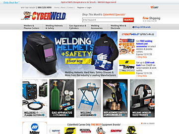 Screenshot of cyberweld.com