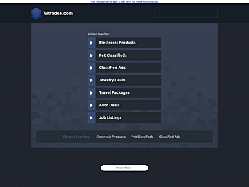 Screenshot of cyprus.wtrades.com