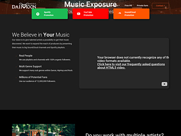 Screenshot of daimoon.media