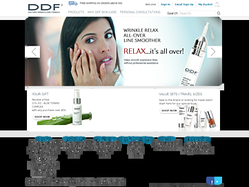 Screenshot of ddf.com