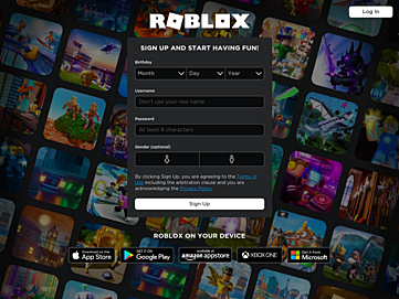 Screenshot of de.roblox.com