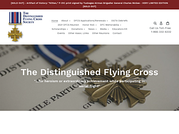 Screenshot of dfcsociety.org