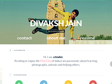 Screenshot of divaksh.com