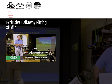 Screenshot of docgriffingolf.com