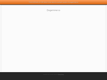Screenshot of dogeminer.io