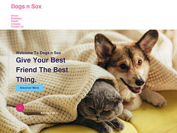 Screenshot of dogsnsox.com