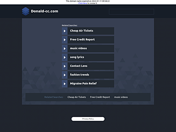 Screenshot of donald-cc.com