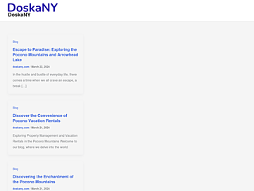 Screenshot of doskany.com