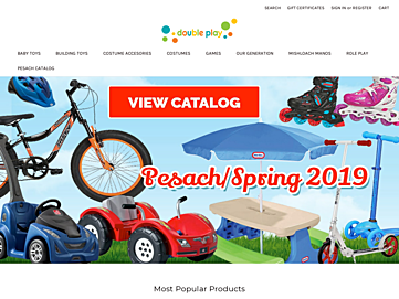 Screenshot of doubleplaytoys.com