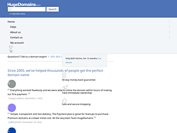 Screenshot of doxyspotting.com.trafficvisualize.com