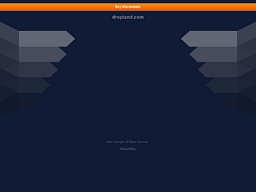 Screenshot of dropland.com