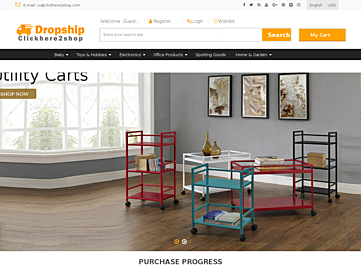 Screenshot of dropship.clickhere2shop.com