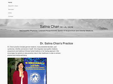 Screenshot of drsalinachan.com