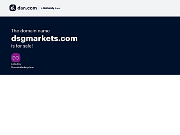 Screenshot of dsgmarkets.com