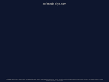 Screenshot of dxfcncdesign.com