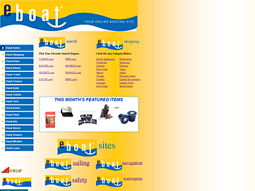 Screenshot of e-skiboat.com