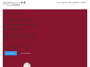 Screenshot of engelhellyer.com