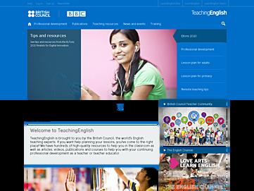 Screenshot of englishagenda.britishcouncil.org
