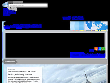 Screenshot of es.wikinews.org
