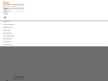 Screenshot of etamini.com
