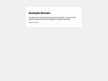 Screenshot of example.com