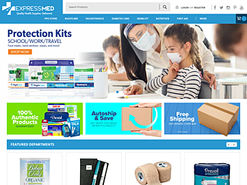 Screenshot of expressmed.com