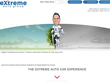 Screenshot of extremeautoservice.com