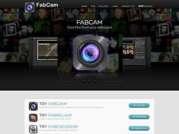 Screenshot of fabcam.net