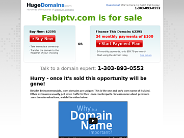 Screenshot of fabiptv.com