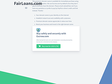 Screenshot of fairloans.com