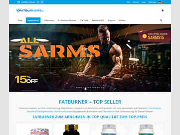 Screenshot of fatburners.at