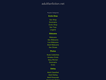 Screenshot of ff.adultfanfiction.net