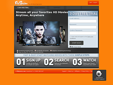 Screenshot of flixbuster.com