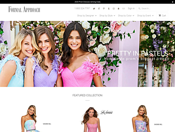 Screenshot of formalapproach.com