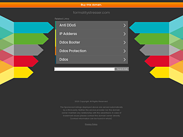 Screenshot of formalitystresser.com