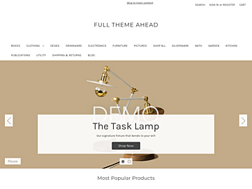 Screenshot of fullthemeahead.com