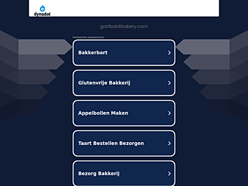 Screenshot of garibaldibakery.com