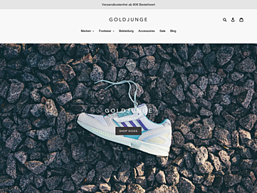 Screenshot of goldjunge-store.de